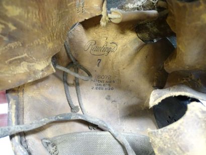 Casque de tankiste US modèle 1938. Bombe...
