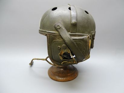 Casque de tankiste US modèle 1938. Bombe...