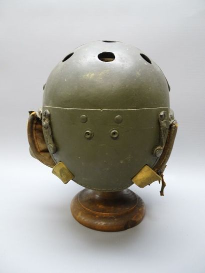 Casque de tankiste US modèle 1938. Bombe...