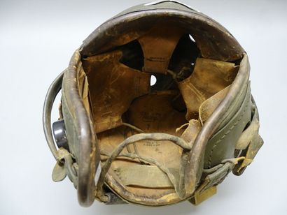 Casque de tankiste US modèle 1938. Bombe...