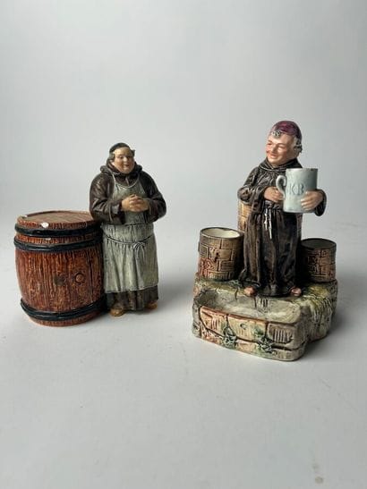 Two tobacco jars 

