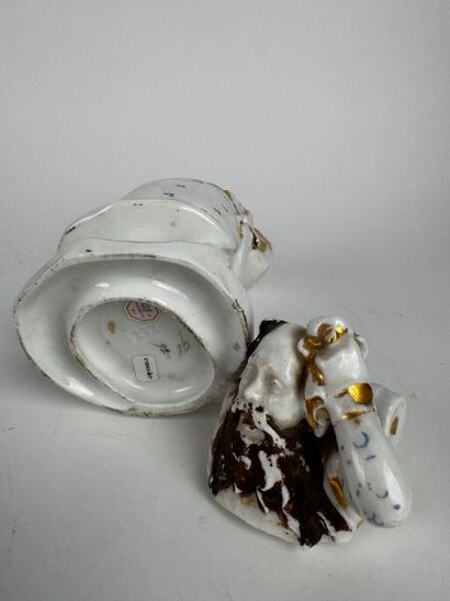 Tobacco Jar
White glazed porcelain with 19th-century...