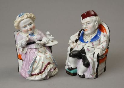 Tobacco Jars
19th-century Bohemian glazed...