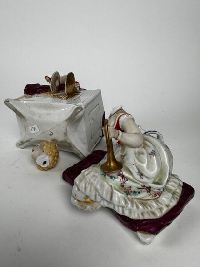 A large tobacco jar, roughly rectangular...