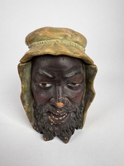 Tobacco jar
Colored and glazed terracotta
Bohemia,...