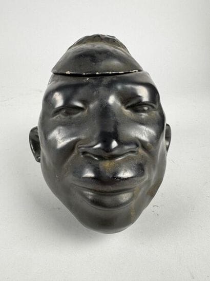 Black earthenware - France - 
Circa 1950.
