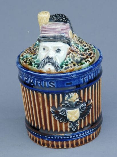 A tobacco jar celebrating Franco-Russian...