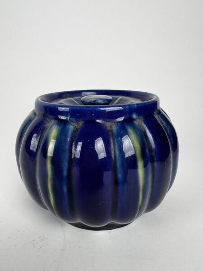 Série de plusieurs pots à tabac
Barbotine...