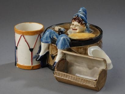 A rectangular set, designed as a tobacco...