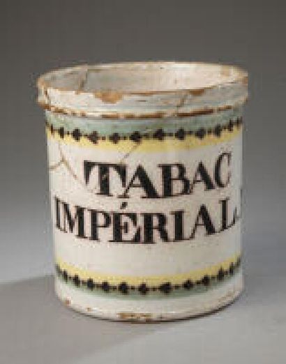 Pot à tabac
Terre vernissée fin XIXe siècle...
