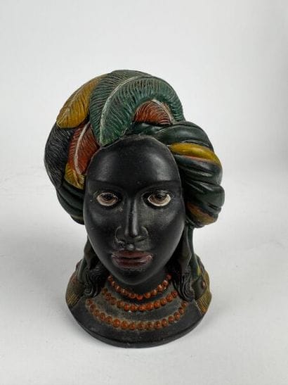 Polychrome terracotta, BB - Bohemia -
Circa...
