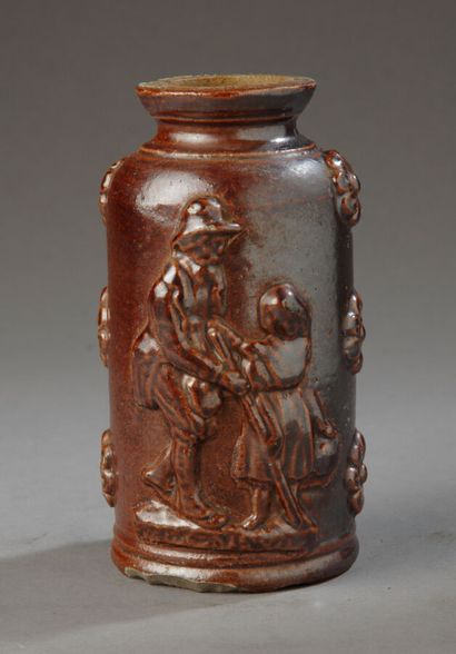 Late 19th-century set of glazed stoneware...