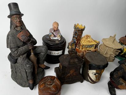 SET of tobacco jars