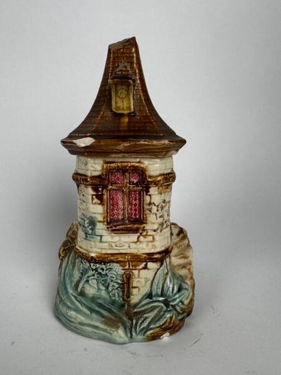 A tobacco jar depicting, this time, a Renaissance-style...