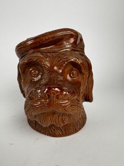 Pot à tabac
Grès XIXe siècle
Grande tête...