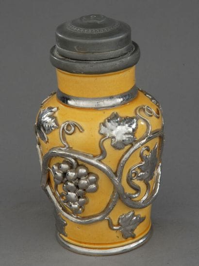 Mid-19th-century Langeais earthenware
Bottle-shaped...