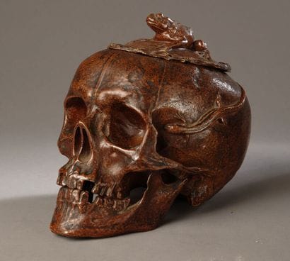 An extraordinary tobacco jar depicting a...