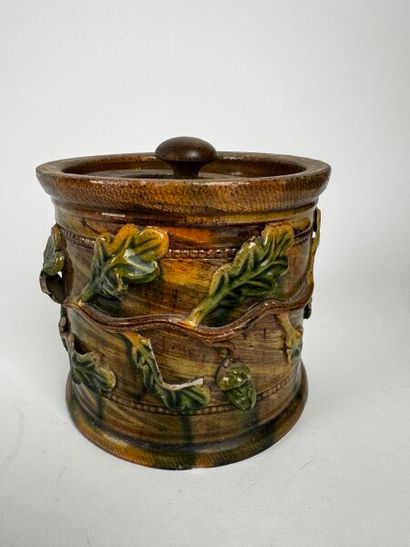 Pot à tabac
Terre vernissée fin XIXe siècle...