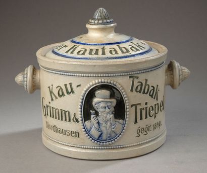 Set of two late 19th-century German stoneware...