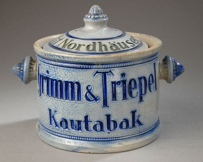 Set of two late 19th-century German stoneware...