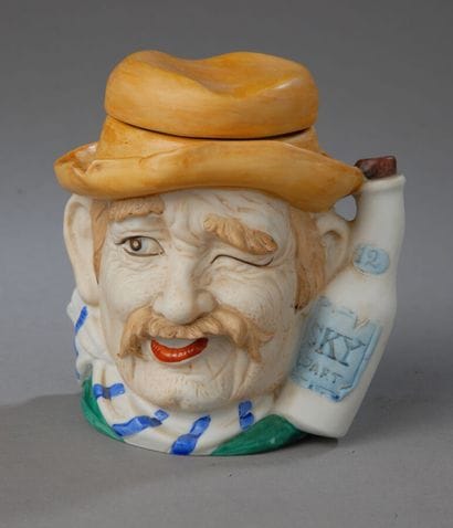 Tobacco jar
modern ceramic
Small head of...