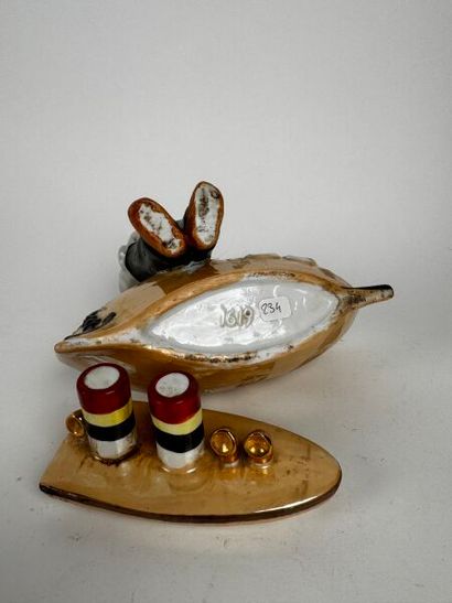 Painted glazed porcelain, late 19th–early...