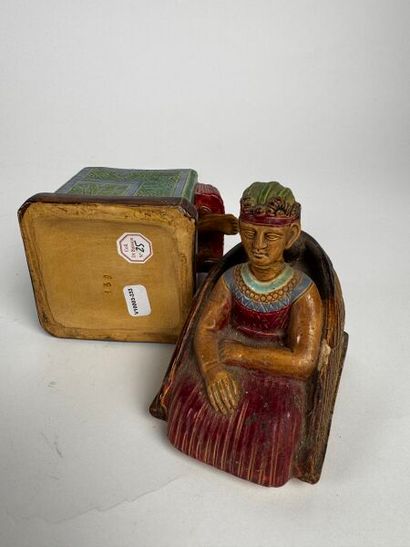 Tobacco jar
Glazed earthenware, late 19th–early...