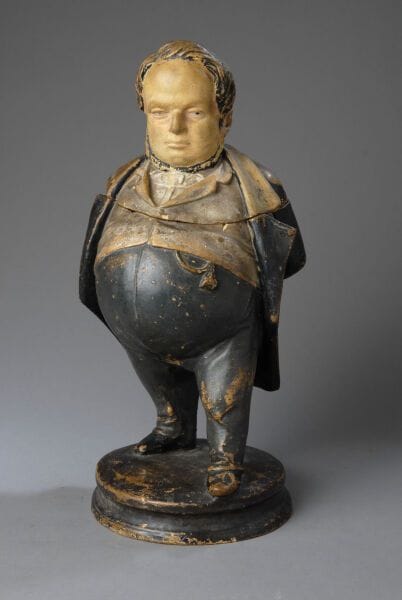 Large tobacco jar, matte on the outside,...