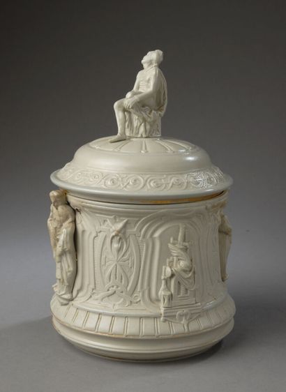 Tobacco Jars
Fine Sarreguemines stoneware,...