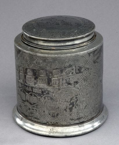 This cylindrical, bottomless container is...