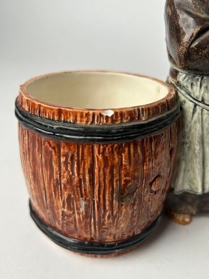Two tobacco jars 
