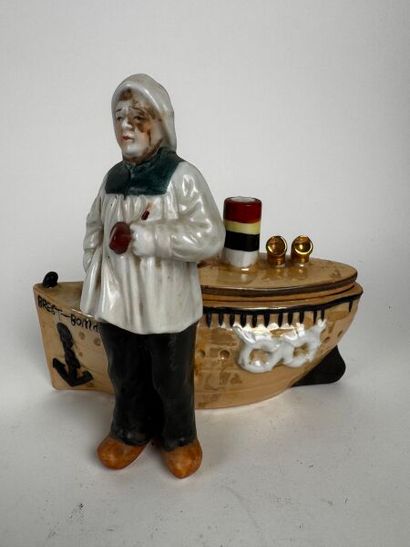 Painted glazed porcelain, late 19th–early...