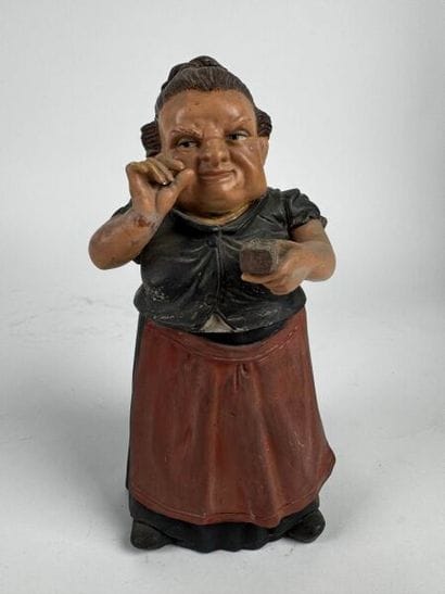 Polychrome terracotta, BB - Bohemia -
Circa...