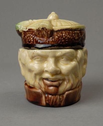 Tobacco Jar
Barbotine, late 19th–early 20th...