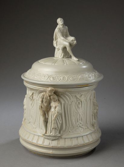 Tobacco Jars
Fine Sarreguemines stoneware,...