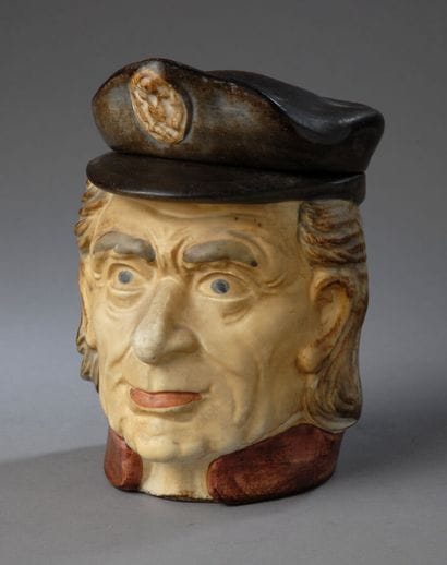 Tobacco Jar
Fine polychrome earthenware,...