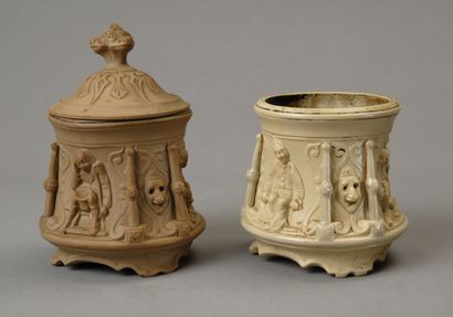 Tobacco Jars
Fine Sarreguemines stoneware,...