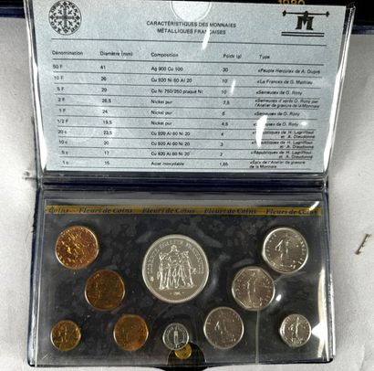Ensemble de 10 livrets MONNAIE DE PARIS -...