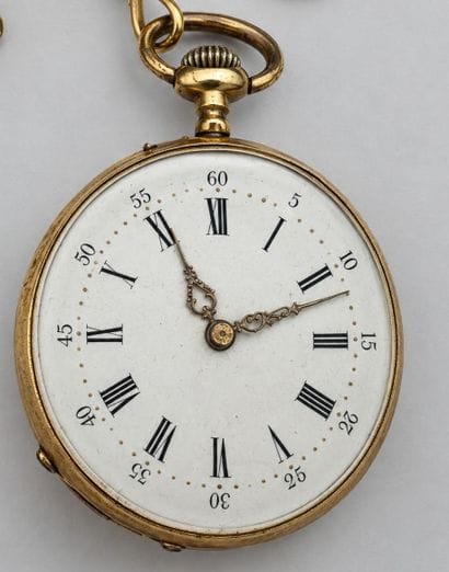 Montre de gousset de dame boiter or 18k 25,9g...