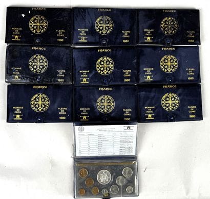 Ensemble de 10 livrets MONNAIE DE PARIS -...