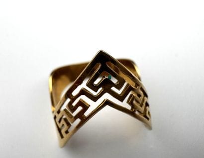 Bague or 4 g net 
taille 46