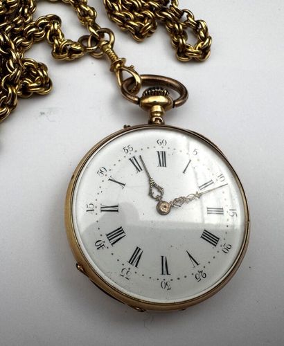 Montre de gousset de dame boiter or 18k 25,9g...