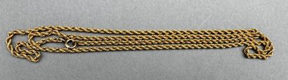 Une chaine or 18k 17,5g