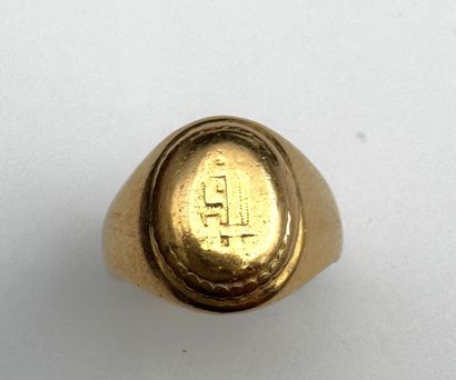Chevalière or 8,7 grs