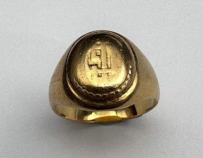 Chevalière or 8,7 grs