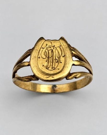 Bague or 2,6 gr