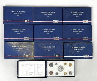 Ensemble de 10 livrets MONNAIE DE PARIS -...