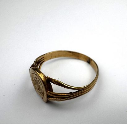Bague or 2,6 gr