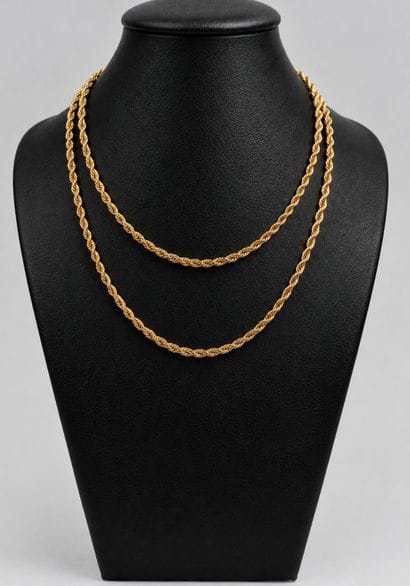 Une chaine or 18k 17,5g