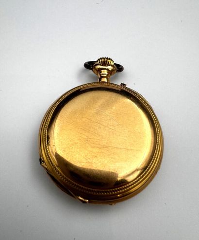 Montre de gousset de dame boîtier or poinçon...